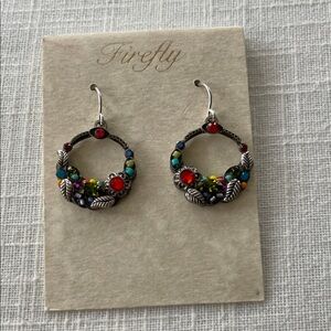 Women Firefly Jewelry Multicolor Hoop Earrings New Perfect Holiday Gift